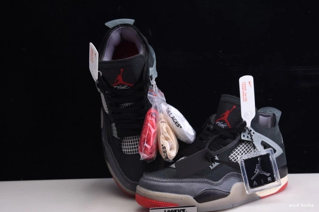 Cheap 4 White Jordan x Bred Air CV9388-001 Off Retro 0725